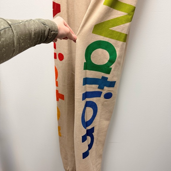 Aviator Nation 2 Sweatpants, Sand Tan | Size Medium - Picture 8 of 10